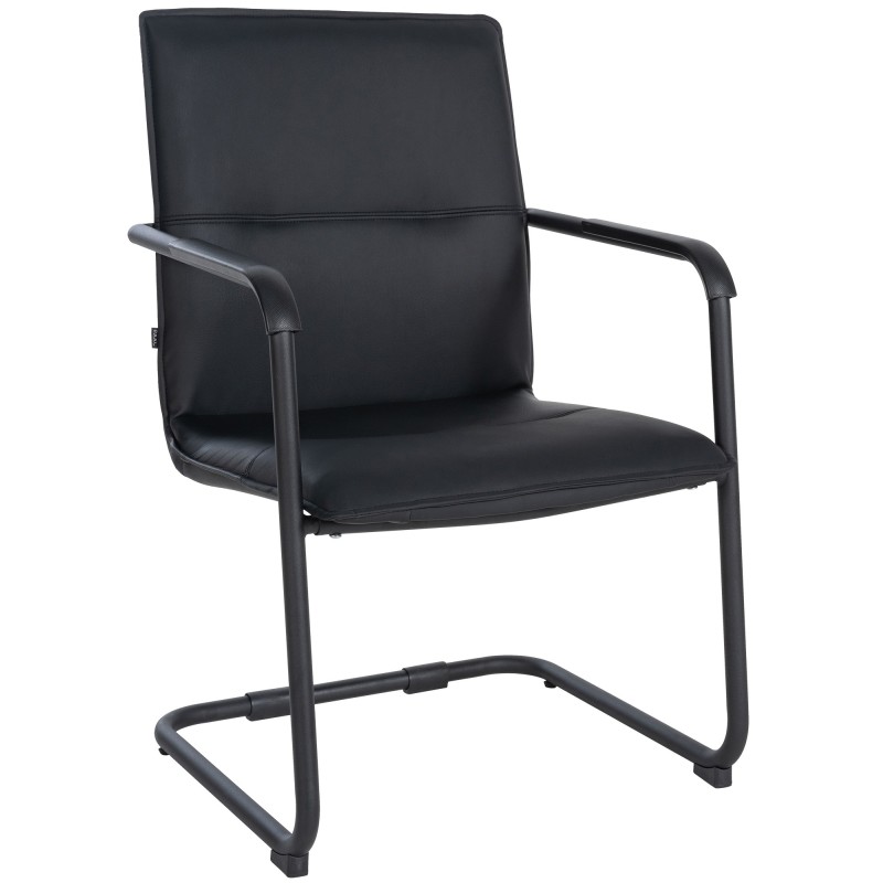 Silla de comedor Seattle negra/negra