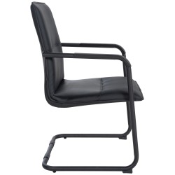 Silla de comedor Seattle negra/negra Silla de comedor Seattle negra/negra