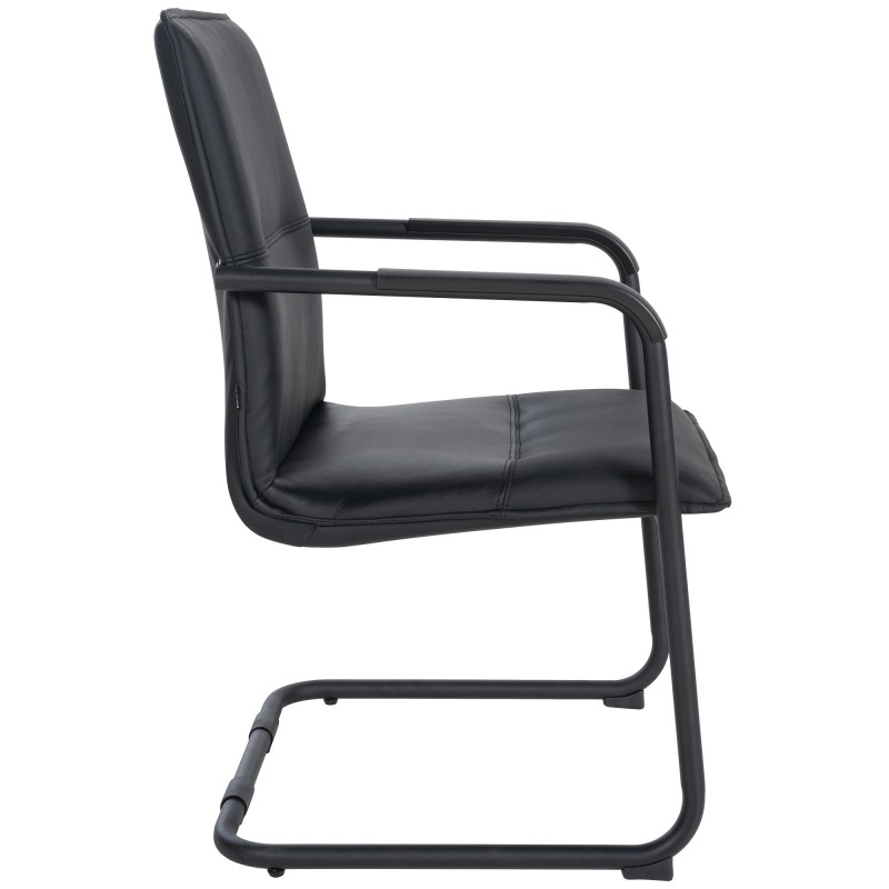 Silla de comedor Seattle negra/negra