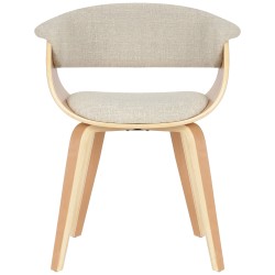 Silla Bruce en tejido natura color crema Silla Bruce en tejido natura color crema