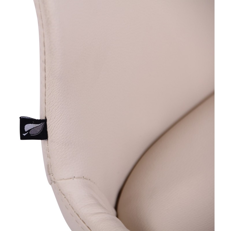 Conjunto de 2 sillas Luna, polipiel crema Conjunto de 2 sillas Luna, polipiel crema