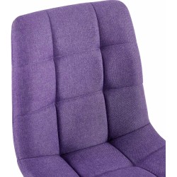 Silla de comedor Antibes de tela morada Silla de comedor Antibes de tela morada
