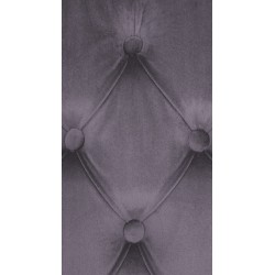 Juego de 2 sillas de comedor Lisburn en terciopelo gris oscuro Juego de 2 sillas de comedor Lisburn en terciopelo gris oscuro
