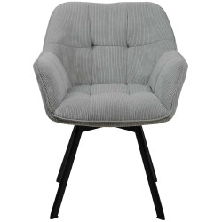 Silla de comedor Jordi Cord gris Silla de comedor Jordi Cord gris
