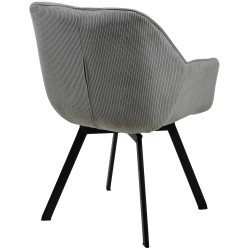 Silla de comedor Jordi Cord gris Silla de comedor Jordi Cord gris