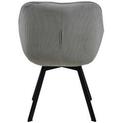 Silla de comedor Jordi Cord gris Silla de comedor Jordi Cord gris