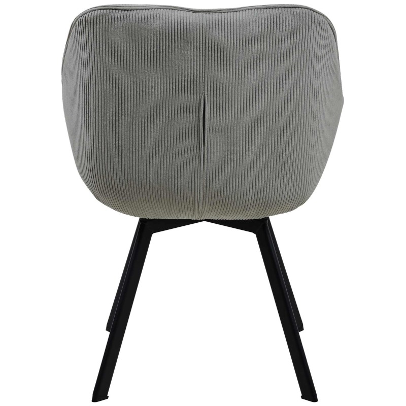 Silla de comedor Jordi Cord gris