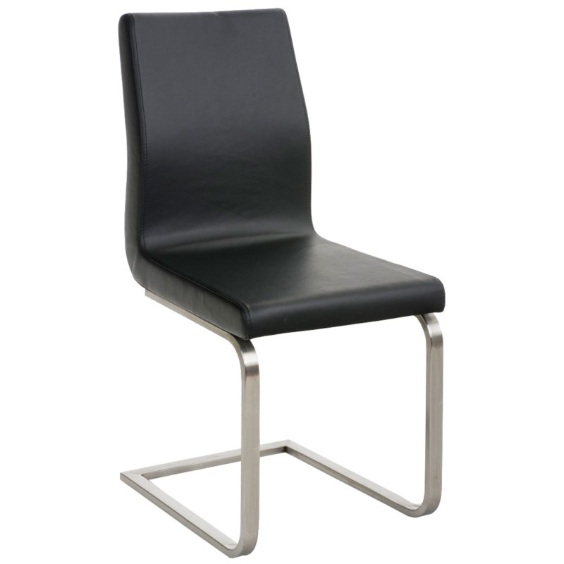 Juego de 2 sillas de comedor Belfort negras