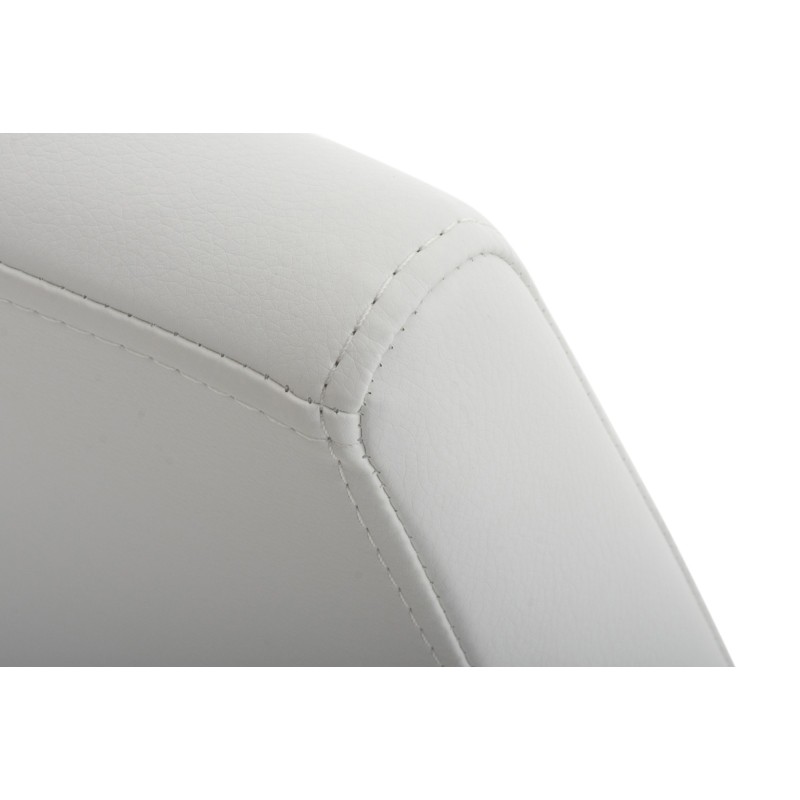 Juego de 2 sillas de comedor Belfort blancas