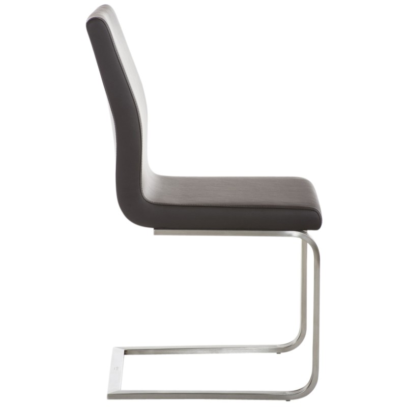 Juego de 2 sillas de comedor Belfort marrones