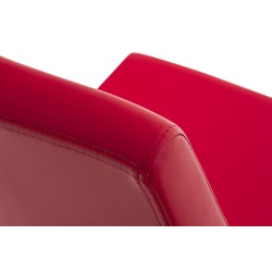 Juego de 2 sillas de comedor Belfort rojas Juego de 2 sillas de comedor Belfort rojas