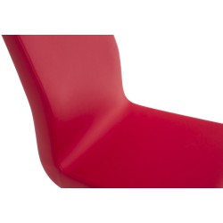 Juego de 2 sillas de comedor Belfort rojas Juego de 2 sillas de comedor Belfort rojas