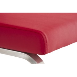 Juego de 2 sillas de comedor Belfort rojas Juego de 2 sillas de comedor Belfort rojas