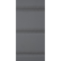 Juego de 4 sillas de comedor Mayfair, piel sintética gris