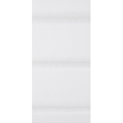 Juego de 6 sillas de comedor Mayfair, piel sintética blanca