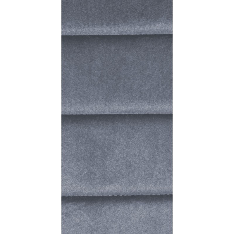 Juego de 6 sillas de comedor Mayfair en terciopelo gris claro