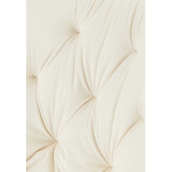 Silla de comedor Wallace de terciopelo color crema