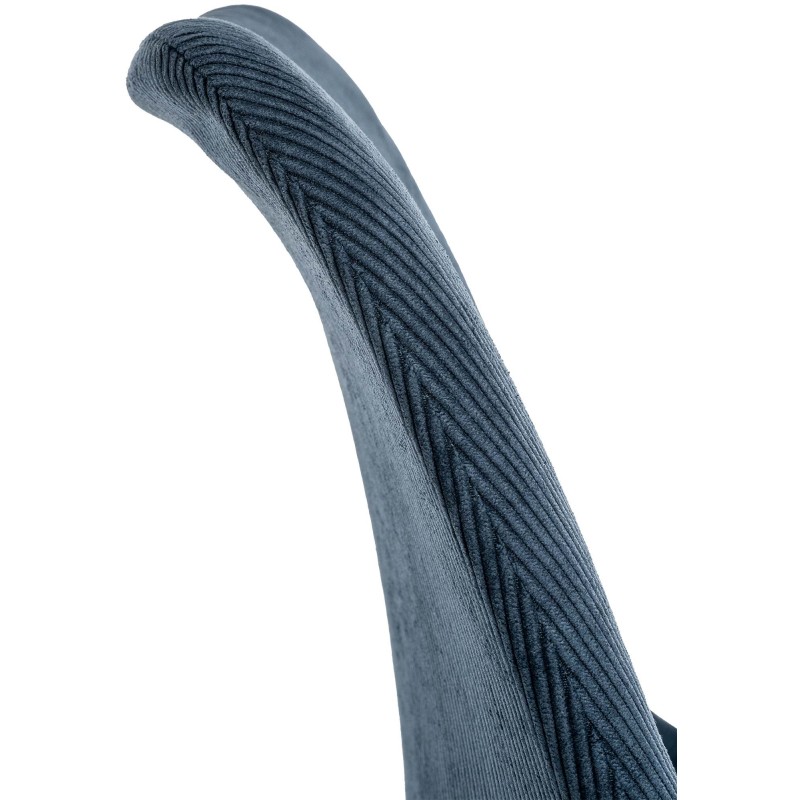 Conjunto de 4 sillas Linares Cord en color azul oscuro