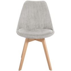 Juego de 4 sillas Linares Cord beige