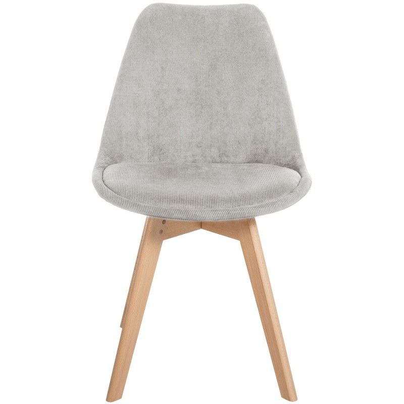 Juego de 4 sillas Linares Cord beige