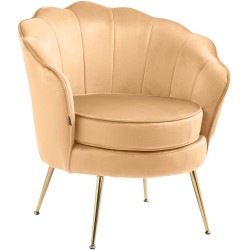 Silla Rosita en terciopelo amarillo