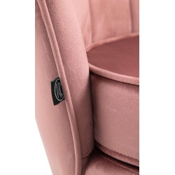 Silla Rosita en terciopelo rosa