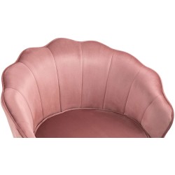 Silla Rosita en terciopelo rosa