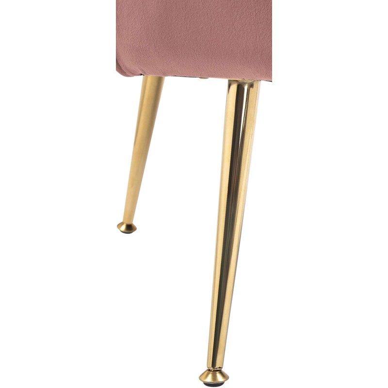 Silla Rosita en terciopelo rosa