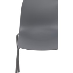 Silla Hardin gris oscuro
