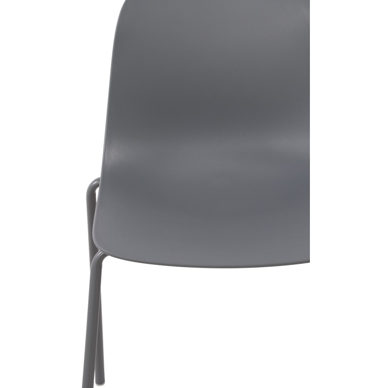 Silla Hardin gris oscuro