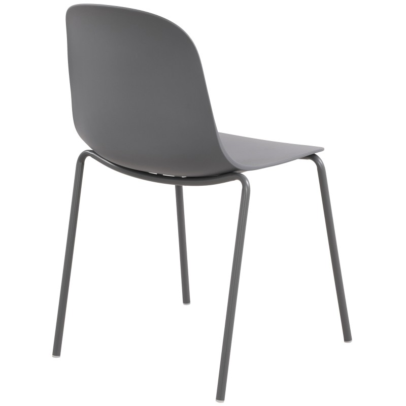 Silla Hardin gris oscuro