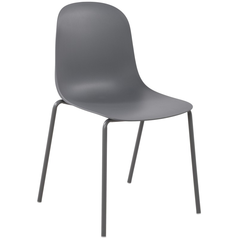 Silla Hardin gris oscuro