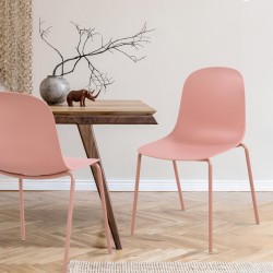 Silla rosa Hardin