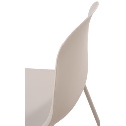 Silla Hardin gris claro