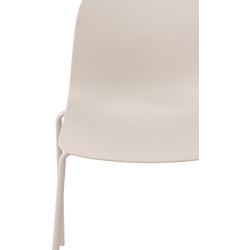 Silla Hardin gris claro