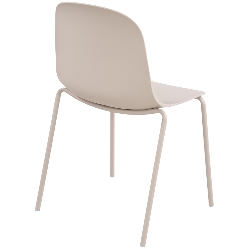 Silla Hardin gris claro