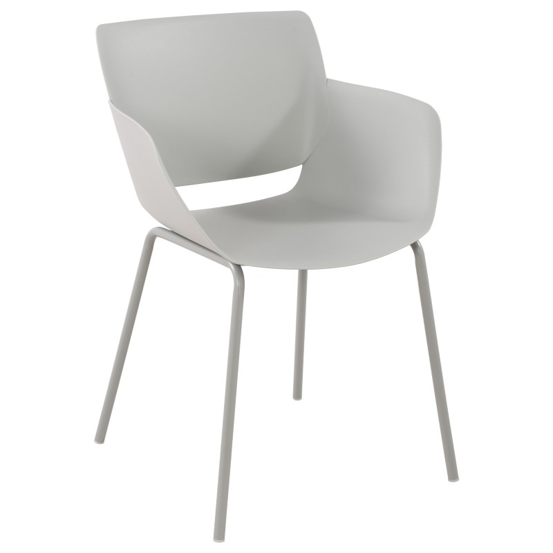 Silla Alpena gris claro