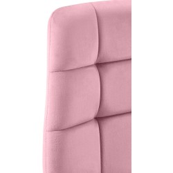 Juego de 4 sillas de comedor Antibes rosas
