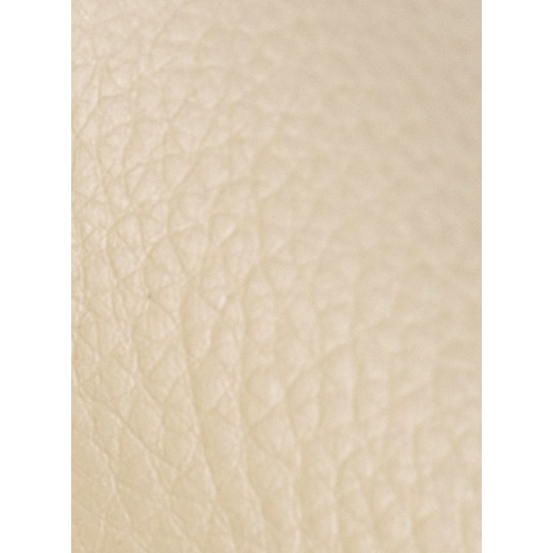 Silla de comedor Foley, piel sintética, roble crema