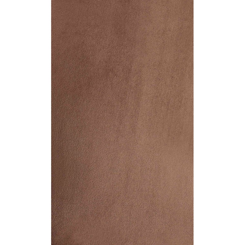 Silla de comedor Lewes de terciopelo marrón