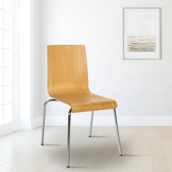 Silla de comedor Gahanna Natura