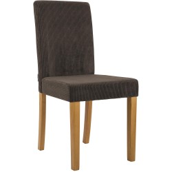 Silla de comedor Ina Cord en marrón claro antiguo Silla de comedor Ina Cord en marrón claro antiguo