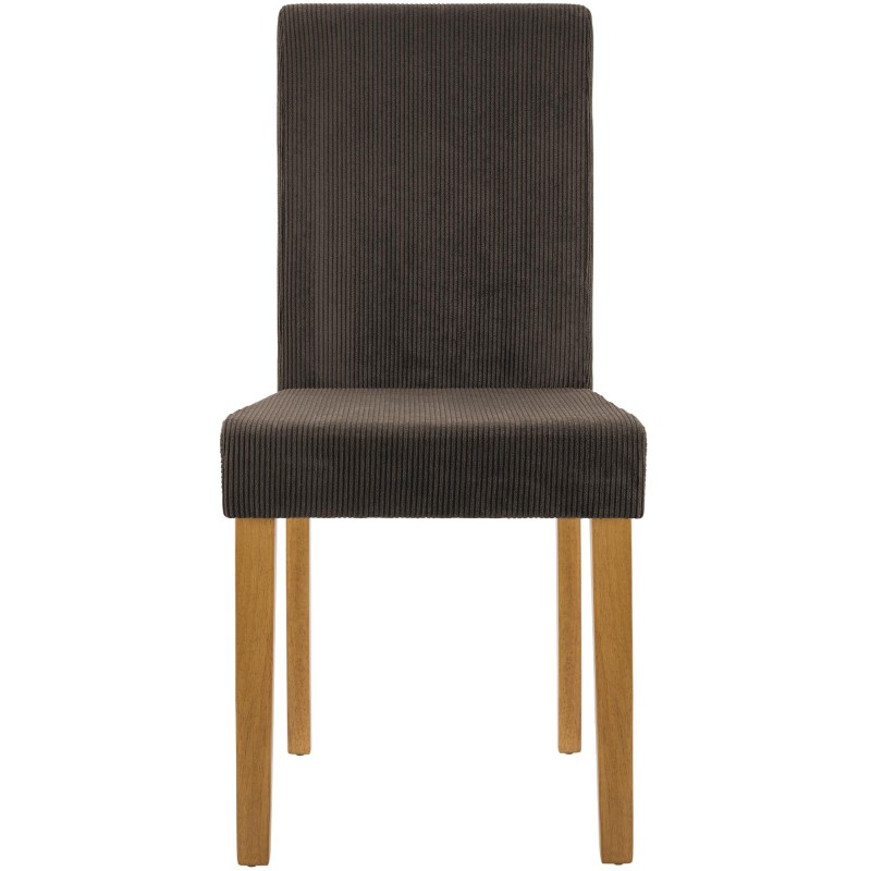 Silla de comedor Ina Cord en marrón claro antiguo