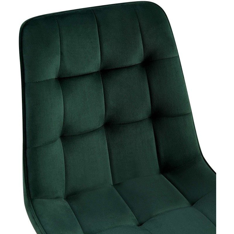 Silla de comedor Gifford de terciopelo verde