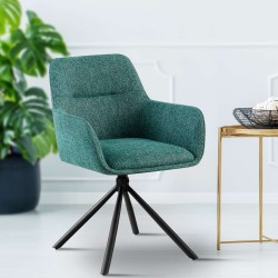 Tela para silla Tipton verde oscuro