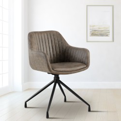 Silla de comedor Welby Vintage gris