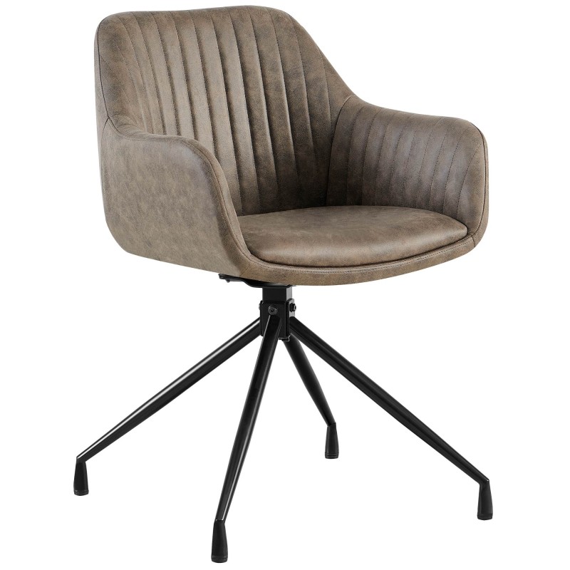Silla de comedor Welby Vintage gris