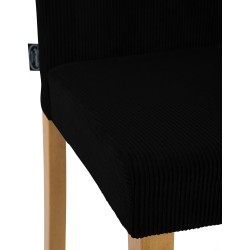 Silla de comedor Ina Cord, color negro claro antiguo Silla de comedor Ina Cord, color negro claro antiguo