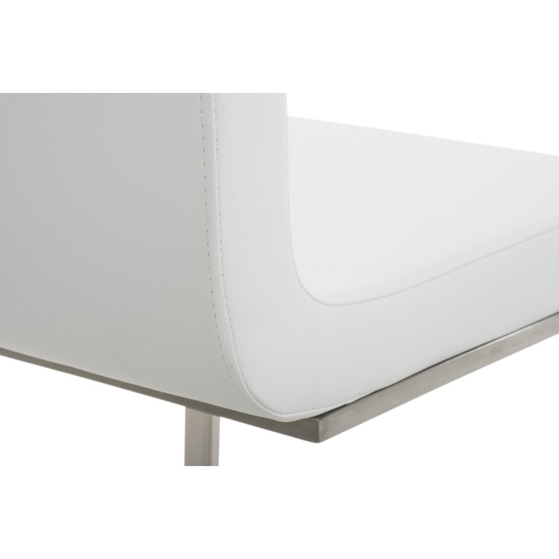 Juego de 2 sillas de comedor Belfort blancas