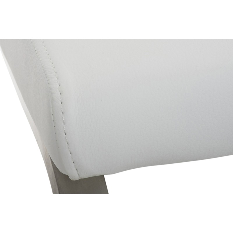 Juego de 2 sillas de comedor Belfort blancas